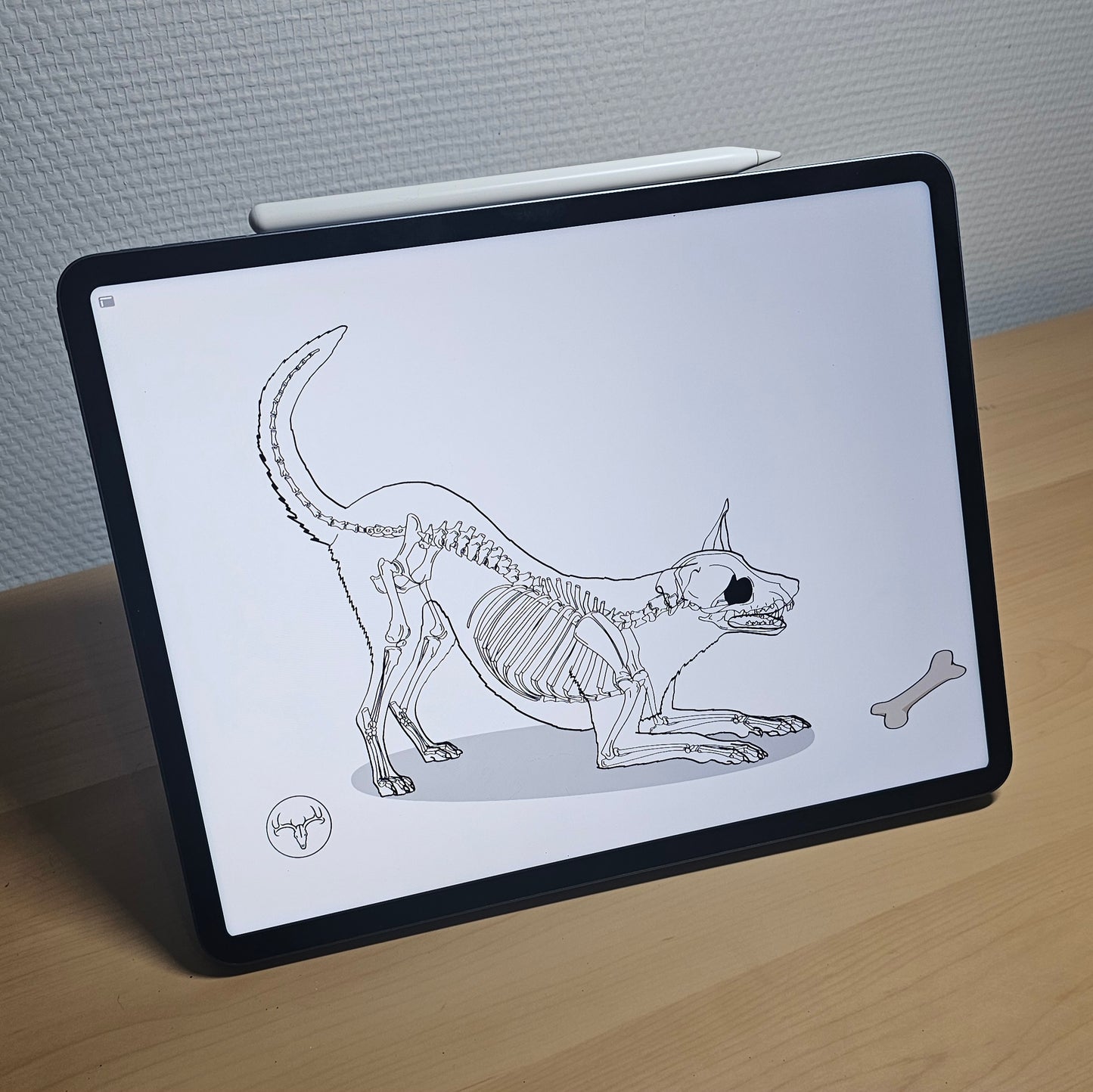 Mug Chien et os - 325 ml Dessine moi un squelette